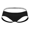 Xtremen 91116 Couleur de jockstrap métallique noir