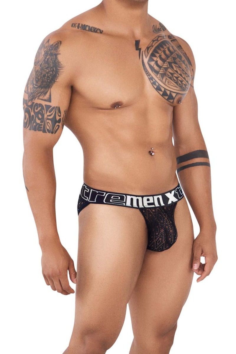 Xtremen 91117 Couleur de bikini en dentelle noir