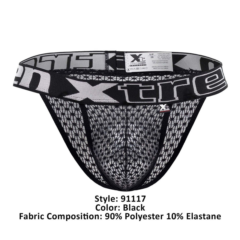 Xtremen 91117 Color de bikini de encaje negro