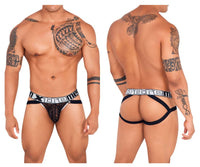 Xtremen 91118 en dentelle jockstrap couleur noir