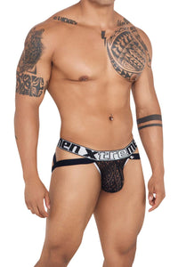 Xtremen 91118 Color de encaje de Jockstrap Negro