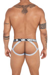 Xtremen 91118 en dentelle jockstrap couleurs rosewood