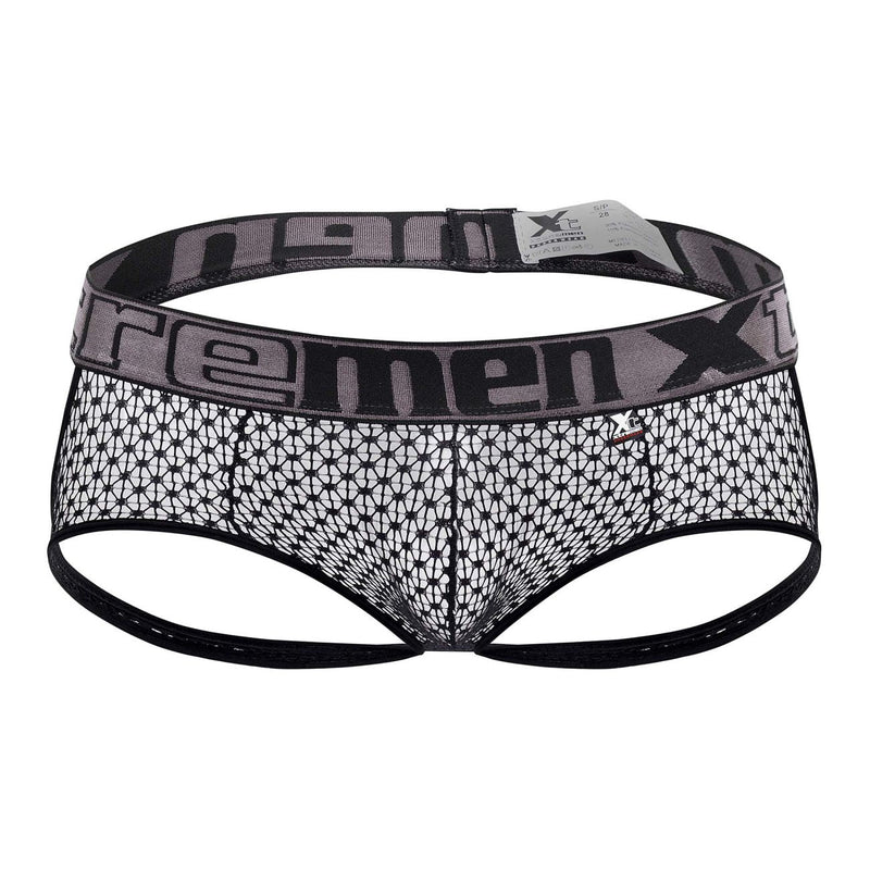 Xtremen 91119 en dentelle jockstrap couleur noir