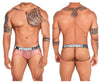 Xtremen 91119 en dentelle Jockstrap Coral Coral