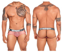 Xtremen 91119 en dentelle Jockstrap Coral Coral