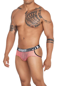 Xtremen 91119 en dentelle Jockstrap Coral Coral