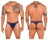 Xtremen 91126 Mesh tangas color azul oscuro