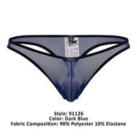 Xtremen 91126 Mesh Thongs Color Dark Blue