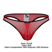 Xtremen 91126 Mesh tangas color rojo