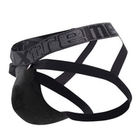 Xtremen 91128 Snake Print Jockstrap Color Black