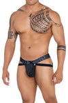 Xtremen 91128 Snake Print Jockstrap Color Black