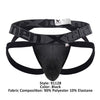 Xtremen 91128 Snake Print Jockstrap Color Black