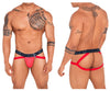 Xtremen 91128 Snake Print Jockstrap Color rojo