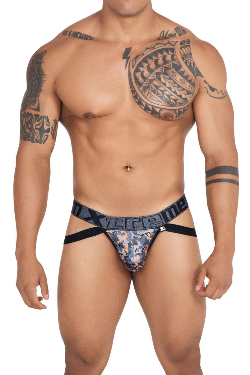 Xtremen 91130 Color de jockstrap impreso naranja