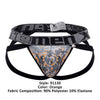 Xtremen 91130 Couleur jockstrap imprimée orange