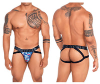 Xtremen 91130 Couleur jockstrap imprimée royale