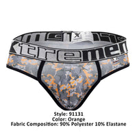 Xtremen 91131 tangas impresas color naranja