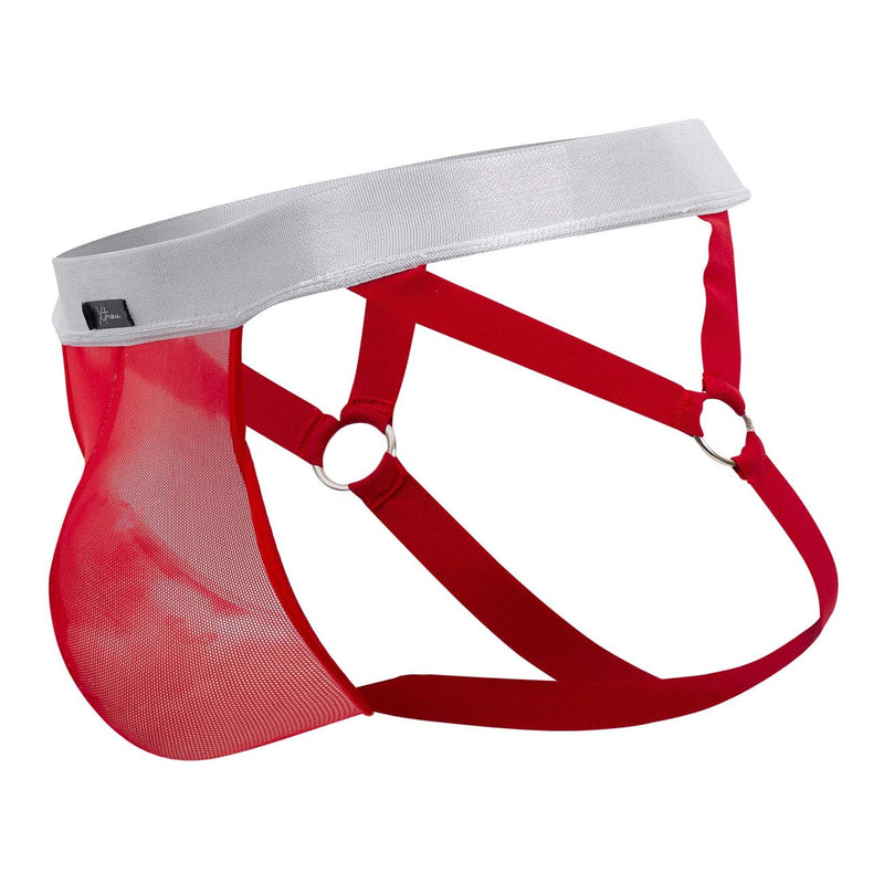 Xtremen 91134 Mesh Jockstrap Color rojo