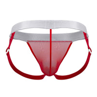 Xtremen 91134 Mesh Jockstrap Color rojo