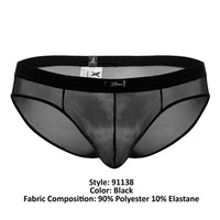 Xtremen 91138 Mesh Briefs color negro