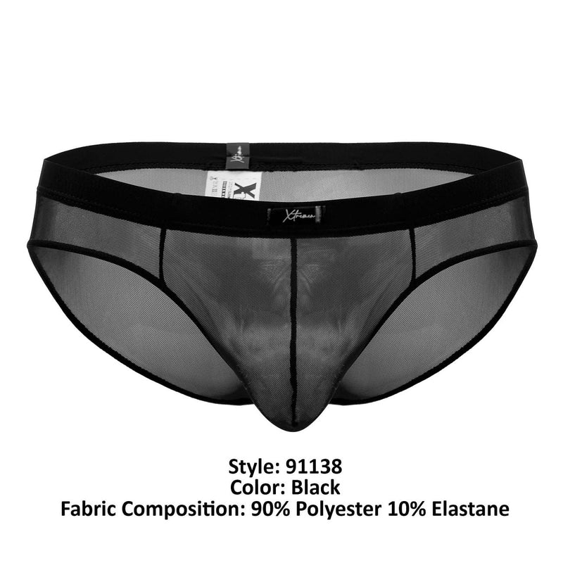 Xtremen 91138 Mesh Briefs color negro