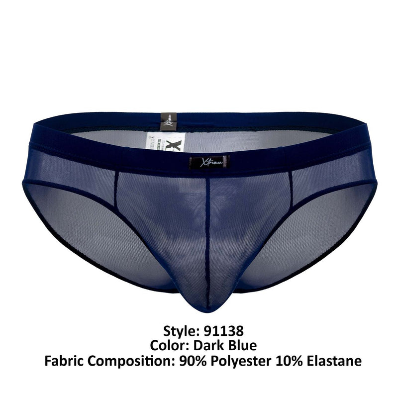 Xtremen 91138 Mesh Briefs Couleurs bleu foncé