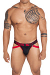 Xtremen 91139 Color atlético de jockstrap negro