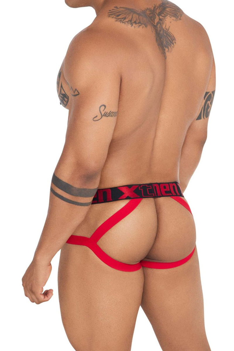 Xtremen 91139 Color atlético de jockstrap negro