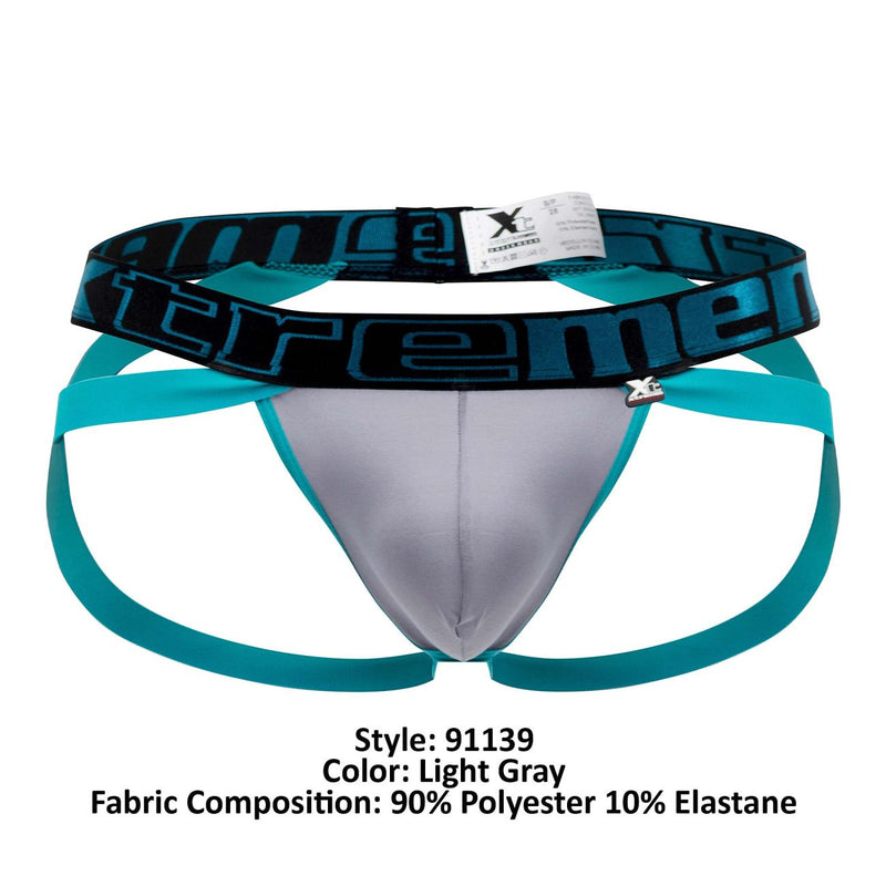 Xtremen 91139 Athletic Jockstrap Color Gris claro