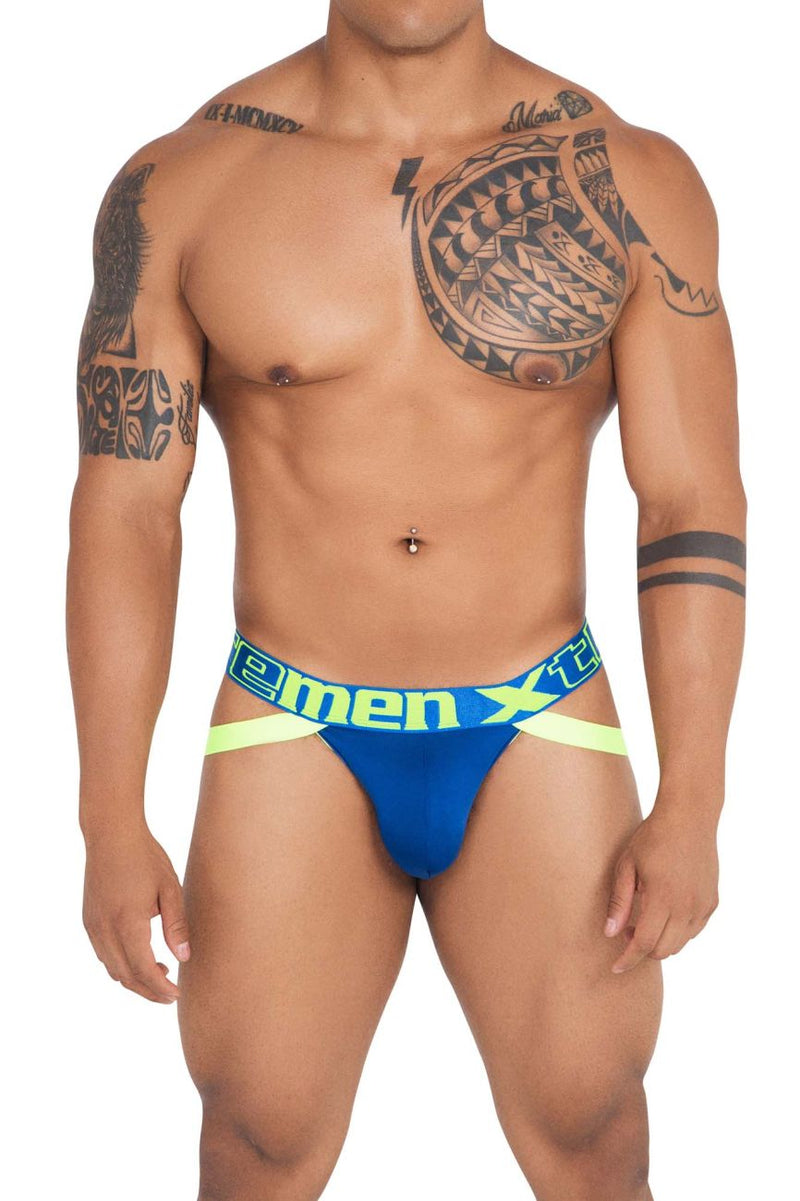 Xtremen 91139 Couleur de jockstrap de sport royal