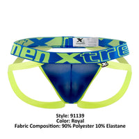 Xtremen 91139 Color de jockstrap de sport royal