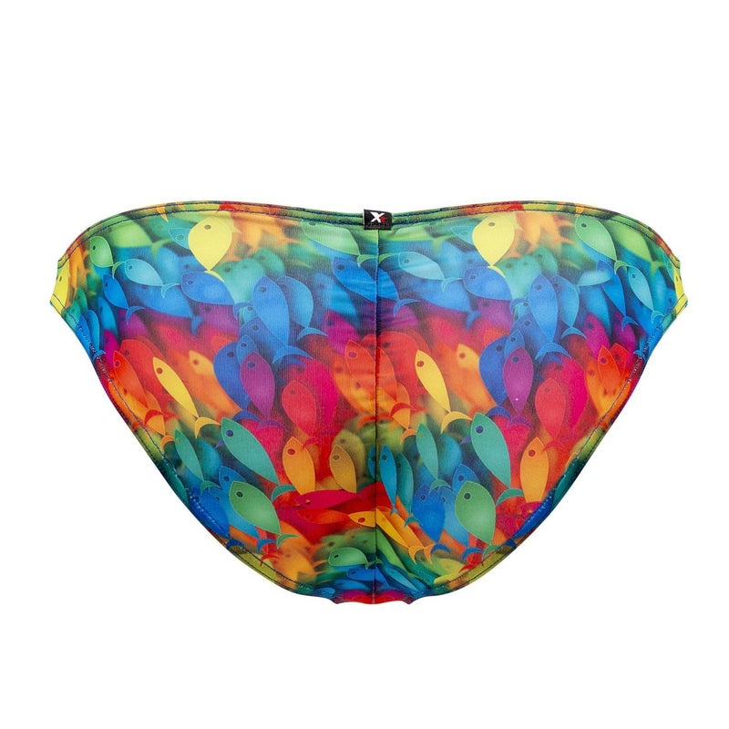 Xtremen 91145 Microfibra impresa Bikini Color Rainbow Fish