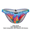 Xtremen 91145 Couleur de bikini en microfibre imprimé poisson arc-en-ciel