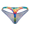 Xtremen 91146 Tongas de microfibra impresas Color Rainbow Fish