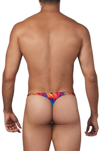 Xtremen 91146 Printed Microfiber Thongs Color Rainbow Prism