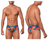 Xtremen 91147 Trunks en microfibre imprimé Couleur de poisson arc-en-ciel