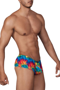 Xtremen 91147 Trunks en microfibre imprimé Couleur de poisson arc-en-ciel