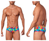 Xtremen 91147 Trunks microfibres imprimées Couleur Rainbow Prism