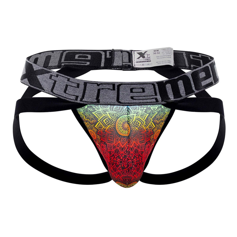 Xtremen 91148 Mandala de color Jocktstrap de microfibra impresa