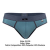 Xtremen 91150 Destellante tangas color plateado