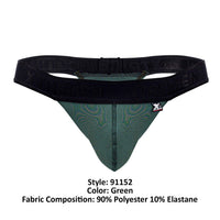 Xtremen 91152 Destellante Thongs Color Green