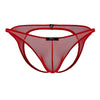 Xtremen 91153 Mesh Mesh Jockstrap Color rojo