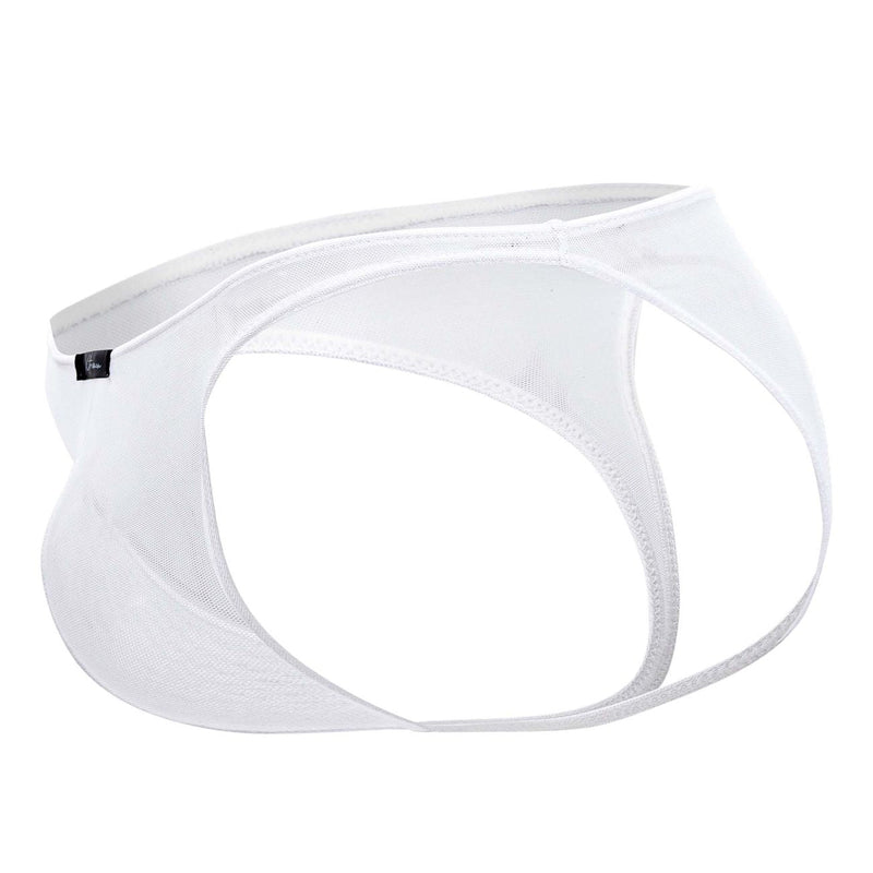 Xtremen 91153 TULLE MESH JOCKSTRAP COULEUR BLANC