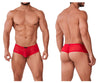 Xtremen 91154 Tulle Mesh Trunks Color Red