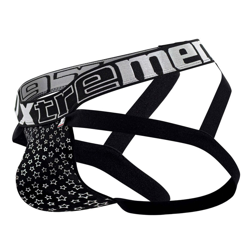 Xtremen 91165 Foil Jockstrap Color noir