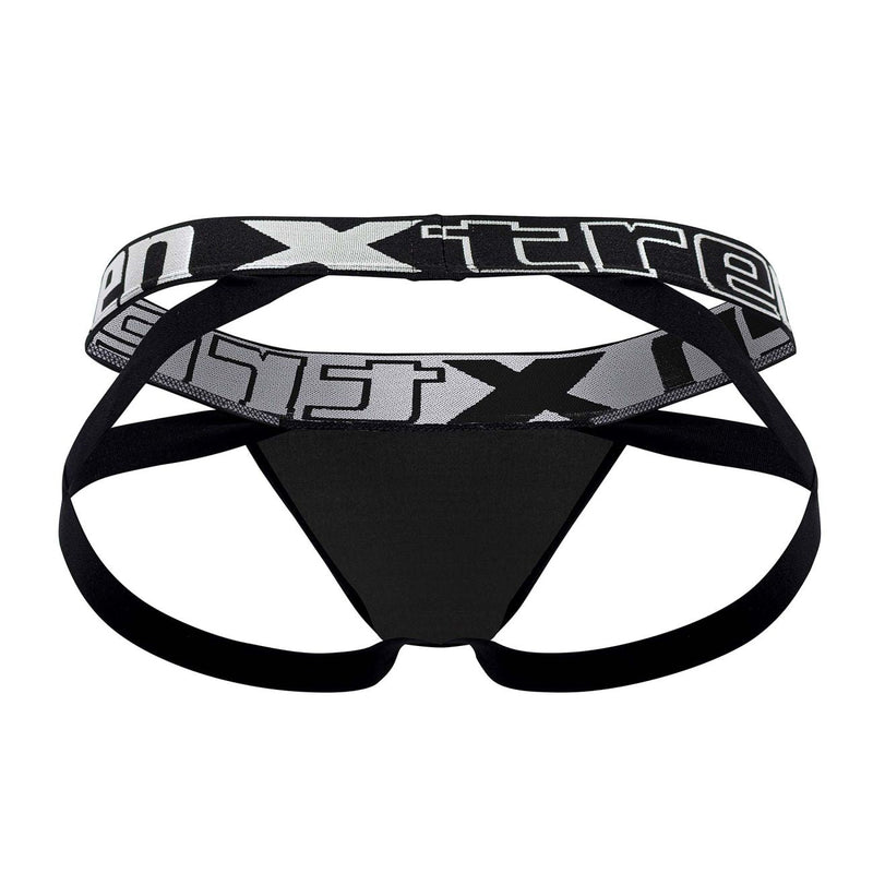 Xtremen 91165 Foil Jockstrap Color noir