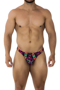 Xtremen 91171 Printed Thongs Color Bows