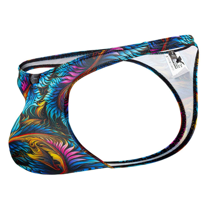 Xtremen 91171 Printed Thongs Color Leaves