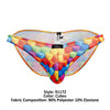 Xtremen 91172 Cubes de couleur de bikini imprimées