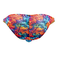 Xtremen 91172 Fuego de color de bikini impreso